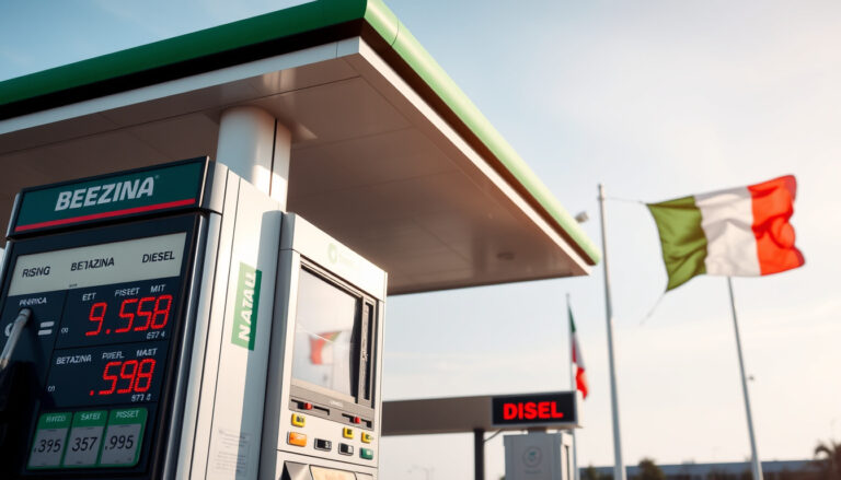 Prezzi carburante Italia oggi: benzina e diesel in aumento
